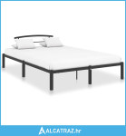 Okvir za krevet crni metalni 120 x 200 cm - NOVO