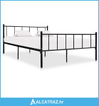 Okvir za krevet crni metalni 180 x 200 cm - NOVO