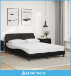 Okvir za krevet Dover Crni 135x190 cm Implicitna koža - NOVO