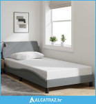 Okvir za krevet Dover svjetlosivi 100x190 cm od tkanine - NOVO