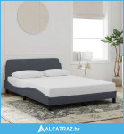 Okvir za krevet Dover tamno sivi 135x190 cm baršun - NOVO