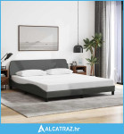 Okvir za krevet Dover tamno sivi 180x200 cm tkanina - NOVO
