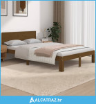 Okvir za krevet drveni boja meda 120 x 190 cm 4FT mali bračni - NOVO