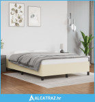 Okvir za krevet krem 140x190 cm od umjetne kože - NOVO