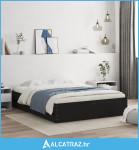 Okvir za krevet s ladicama crni 140x190 cm konstruirano drvo - NOVO