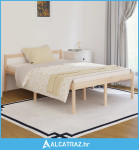 Okvir za krevet od masivne borovine 140 x 190 cm - NOVO