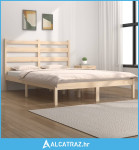 Okvir za krevet od masivne borovine 140 x 200 cm - NOVO