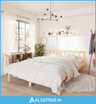 Okvir za krevet od masivne borovine 140 x 200 cm - NOVO