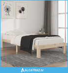 Okvir za krevet od masivne borovine 90 x 200 cm - NOVO