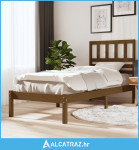 Okvir za krevet od masivne borovine boja meda 100 x 200 cm - NOVO