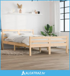 Okvir za krevet od masivnog drva 120 x 200 cm - NOVO