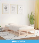 Okvir za krevet od masivnog drva 75 x 190 cm 2FT6 mali - NOVO