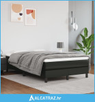 Okvir za krevet s oprugama crni 120 x 200 cm od umjetne kože - NOVO