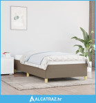 Okvir za krevet smeđesivi 100x200 cm od tkanine - NOVO