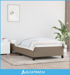 Okvir za krevet smeđesivi 90x200 cm od tkanine - NOVO