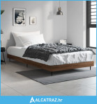 Okvir za krevet smeđi hrast 90 x 200 cm od konstruiranog drva - NOVO