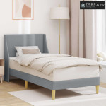 Okvir za krevet Svijetlo siva 100 x 200 cm tkanina - Svjetlosiva 100 x