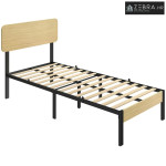 Okvir kreveta 90 x 200 cm s uzglavljem, krevet s platformom, jednokrev