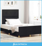 Okvir kreveta crni 120x200 cm tkanina - NOVO