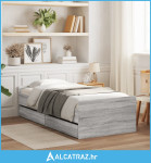 Okvir kreveta s ladicama boja hrasta sonome 90 x 190 cm - NOVO