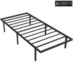 Okvir kreveta metalni 90x200 cm s prostorom za pohranu i letvičastom p