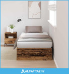 Okvir kreveta za pohranu Stari drvo 90x190 cm Konstruirano drvo - NOVO