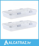 Organizator za cipele ispod kreveta s kotačima, 1010 x 510 x 150 mm, s