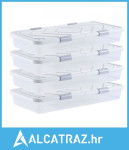 Organizator za cipele ispod kreveta s kotačima, 805 x 396 x 175 mm, si