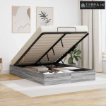 otoman krevet Siva Sonoma 193 x 120 x 25 cm Iverica - Sivi hrast sonom