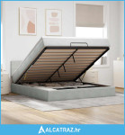 Otomanski krevet s madracem&LED 180x200cm baršunasti - NOVO