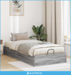 Otomanski krevet Siva Sonoma 80,5 x 200 cm Konstruirano drvo - NOVO