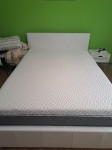 Prodajem tapecirani krevet 140×200 i madrac GOLD F130 dreamzone