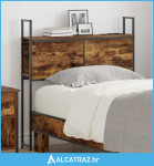 Skladišno uzglavlje Dimljeni hrast 80 cm Konstruirano drvo - NOVO