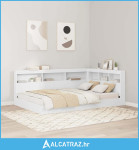 Skladišno uzglavlje s policom Bijelo 120 cm Konstruirano drvo - NOVO