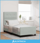 Svjetlosiva Velvet Krevetna Okvir 80x200 cm - NOVO