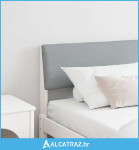 Tapecirani uzglavlje Svijetlo siva 180 cm Čvrsto borovo drvo - NOVO