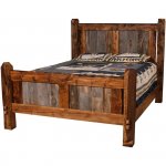 Unikatni Masivni rustikalni hrastov krevet 200x200cm