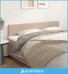 Uzglavlja 2 kom boja cappuccina 100x5x78/88 cm od umjetne kože - NOVO