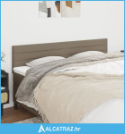 Uzglavlja 2 kom smeđesiva 100x5x78/88 cm od tkanine - NOVO