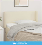 Uzglavlje s ušima krem 83x16x78/88 cm od od umjetne kože - NOVO