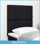 Uzglavlje s uzglavljem Crna 80 cm tkanina - NOVO