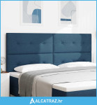 Uzglavlje s uzglavljem Plava 200 cm Lažna koža - NOVO