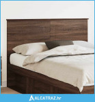 Uzglavlje s uzglavljem Smeđi hrast 160 cm Konstruirano drvo - NOVO