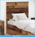 Uzglavlje s uzglavljem Staro drvo 80 cm Konstruirano drvo - NOVO
