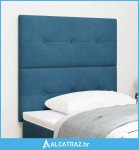 Uzglavlje s uzglavljem Tamno plava 90 cm Lažna koža - NOVO