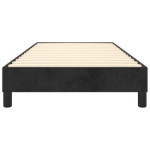 vidaXL Okvir za krevet s oprugama crni 90 x 200 cm baršunasti