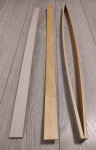 Fleksibilne letvice za podnice, 78.0 x 3.4 x 0.8 cm