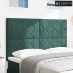 Uzglavlje s uzglavljem Tamnozelena 160 cm Baršun