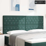 Uzglavlje s uzglavljem Tamnozelena 200 cm Lažna koža