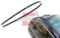 BMW X6 F16 (15-19) - Dekorativne krovne šine (piano crna)